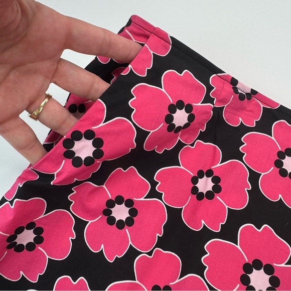 Women’s Golftini Black and Pink Stretch Floral Cotton Skort Golf Tennis size 6 - Picture 11 of 15